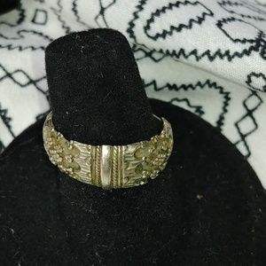 Medieval renaissance  sterling silver ring